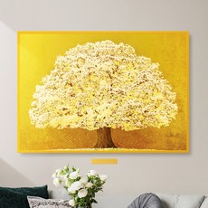 Think Us 黃金搖錢樹畫框, 金色, 1個