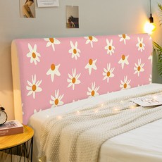 마켓A 플라워페인팅 침대헤드커버, CTZ2408