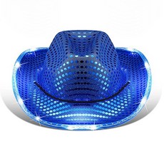 Maket Gamseong 亮片閃亮帽子, 藍色, 1個