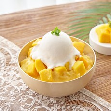 Nothyang 方字鍮器圓形刨冰碗, 2個, 金色