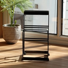 Standard 16刀具架菜刀砧板架, 黑色, 1個