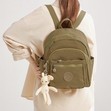 ADDEDIT 女性用 Cindy 後背包 + 配件, SAND BEIGE(後背包), 隨機出貨(配件)