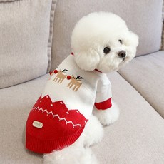 ITS DOG 狗狗 Red Coco 魯道夫針織衫, 紅色, 1個