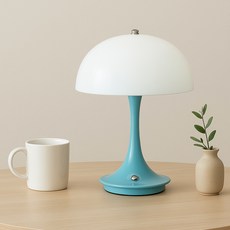 비츠조명 LED 젤로니 충전식 무드등 스탠드조명, 청색