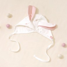 Bamboo Bebe 竹網布 Hugbee 嬰兒帽 小兔