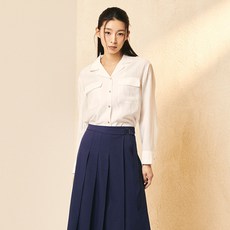 MIXXO 女款翻領合身雪紡衫