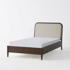 까사미아 루카 침대 프레임 단품 방문설치, 월넛 브라운