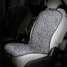 Kaife 車用鵝卵石防滑透氣網眼四季座椅套, 白色, 1個