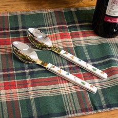 COZY TABLE 聖誕裝飾品 聖誕老人 樹 餐匙, 單一顏色, 2個