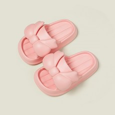 Yubli女童款蝴蝶結拖鞋