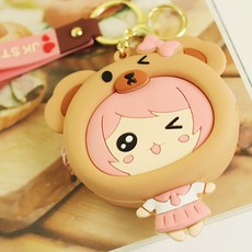 비단길 아동용 큐씨 동전지갑 에어팟케이스 키링