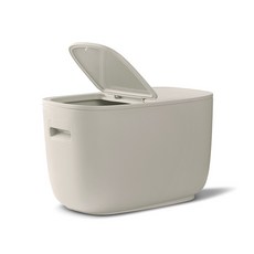 移動式塑膠穀物儲藏大米桶 D_RD_13, 米色