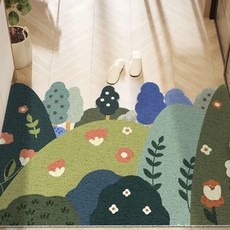 AFAMIC 艾法 可剪裁玄關腳踏墊 絲圈印花地墊