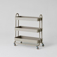 한샘 재크 와이드 트롤리, 베이지, 3단