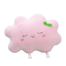 Potegar雲朵型角色靠枕, 粉色的