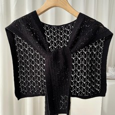 Atirel V型波浪圖案防風小披肩