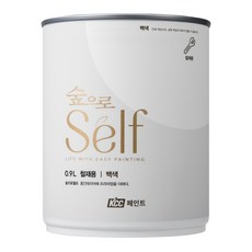 KCC숲으로 셀프 철재용 수성페인트 0.9L, 백색, 900ml, 1개