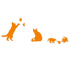 P31 Play Cat 亮點貼紙, 03 橘色