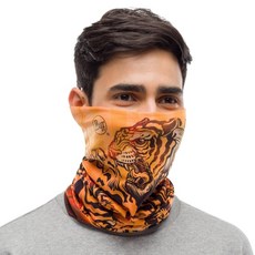 西班牙 BUFF Original EcoStretch 運動頭巾, 1個, TIGERS ORANGE