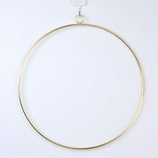 圖形金屬框架 Macrame編織環, 圓形, 1個