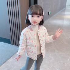 BabyMax 女童Smoothie花朵輕量鋪棉夾克 R4734