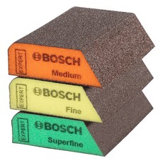 BOSCH 博世 台灣公司貨 超耐久梯型砂紙3件組 S470 2608901174, 69 x 97 x26mm, 1組