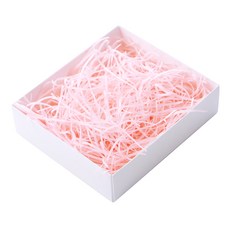直絲填充紙絲 1kg, 蜜桃粉, 1個
