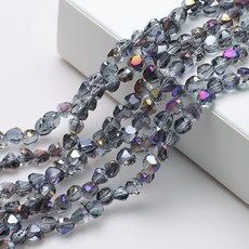 Alode 閃亮愛心 DIY 串珠 6mm 100入, 1個, TYPE 04