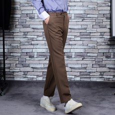 Townclo 男用防皺後鬆緊帶九分休閒褲