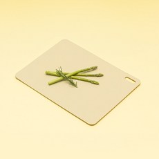 Maison Objet 希爾 TPU 無刮痕安心砧板, 1個, 奶油黃