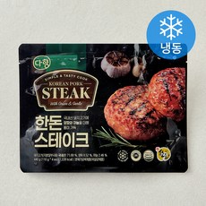 다향오리 한돈스테이크 4개입 (냉동), 440g, 1개