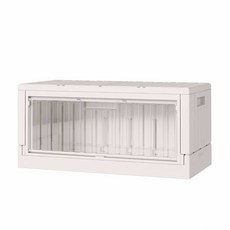 livinbox 樹德側開式貨櫃收納椅, 白色, 1個