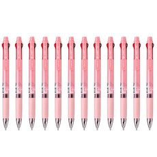 Lineplus M3 3色圓珠筆 1.0mm 12入, 珊瑚色, 1套