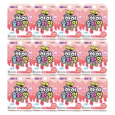 AMOS 亮粉史萊姆 12入, 粉色的, 70克