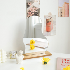 德芙洛商務 Modeplus 塑形木底壓克力鏡面 軟波浪, 混合色