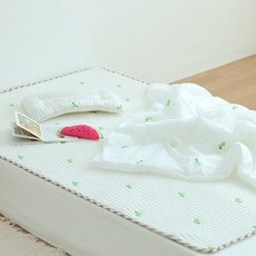 아솜느 듀라론 냉감 아기 이불 + 베개 + 베이직패드 세트, 솜룡이