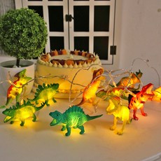 indi.k 恐龍LED燈串, 1個, 混合顏色