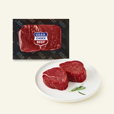미국산 초이스 안심 스테이크용 (냉장), 1개, 500g