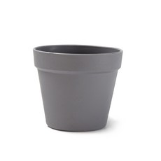 생화 플라스틱 꽃 화분 POI-8, 1개, 04 회색