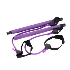 쿼르디 요가 스트레칭 로프 양방향 조절, 퍼플, 1개