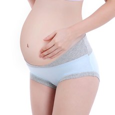 셀레네 임부 플러스 배색 로우 팬티 2p