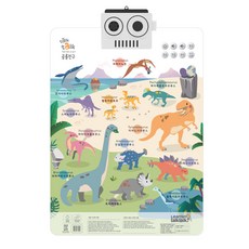 Learning Talktalk 有聲幼兒壁掛圖 Tok Tok Chart 3 恐龍, 混合顏色, 1個