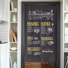 搭配創意咖啡廳風格餐廳亞麻窗簾門簾, 2851