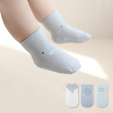JOYMULTI Nice Duck 兒童網眼防滑襪3件組