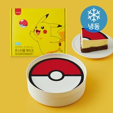 삼립 피카츄의 초코바나나 몬스터볼 케이크 (냉동), 490g, 1개