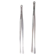 ZEUS Kitchenware 圓頭料理夾 240mm + 300mm, 單一顏色, 1套