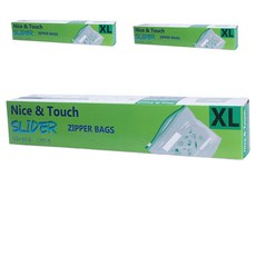 Nice&Touch 特別版易拉滑軌蔬菜夾鏈袋, 12入, 特大(XL)以上, 3個