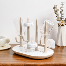 Goodsticks 多功能奶瓶晾乾架, 單品, 米色