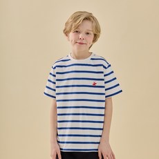 BEVERLY HILLS POLO CLUB 比佛利保羅 青少年線條短袖T恤