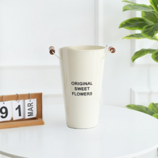 微笑簡約木柄花束內襯, 象牙白